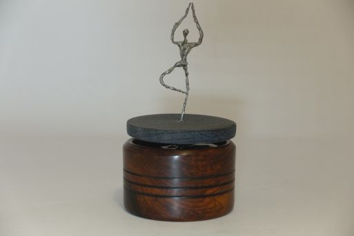 Spieluhr Schlangenholz Eiche geschwärzt Die Moldau